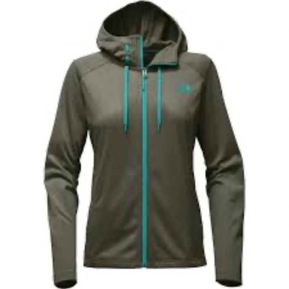 The North Face Mezzaluna fleece Hoodie size Large